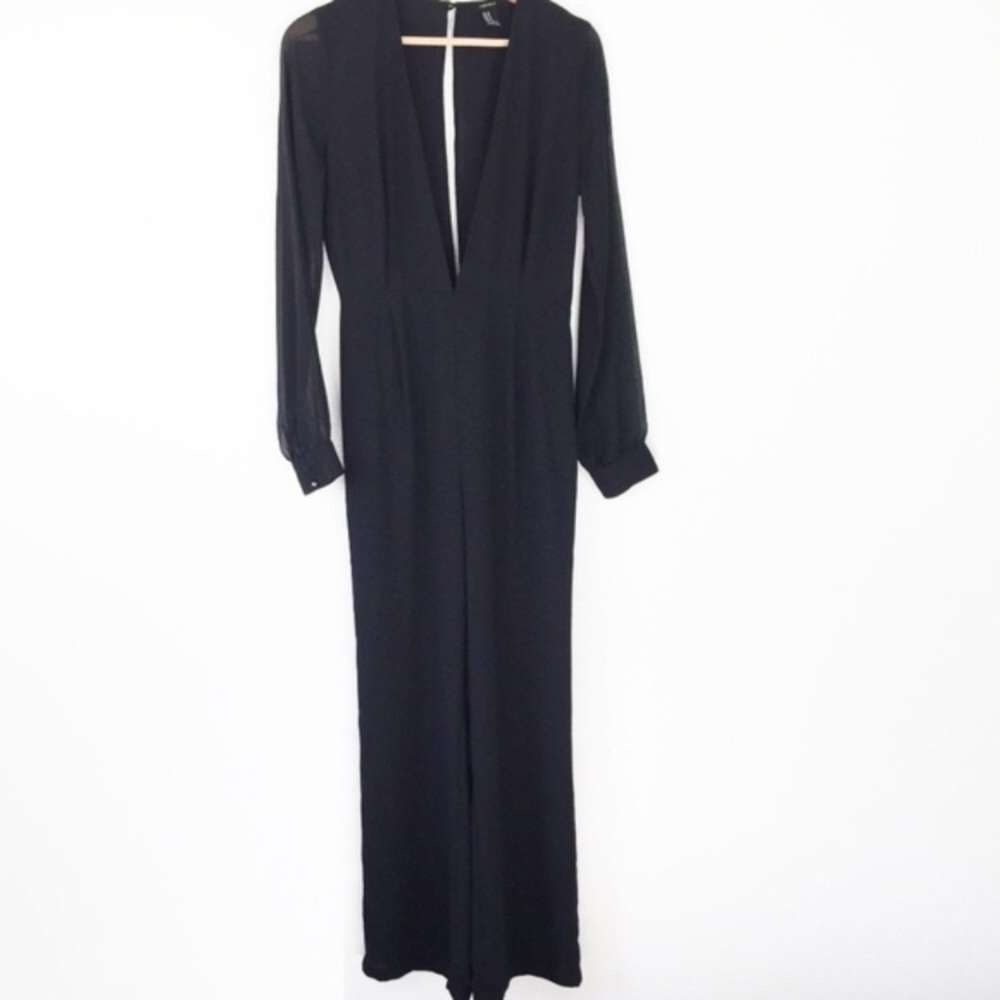 Plunging V Neck Forever 21 Jumpsuit Medium